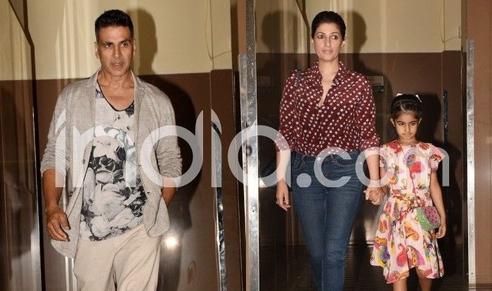 Akshay Kumar, Twinkle Khanna and Nitara