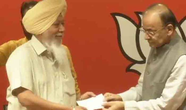 AAP से निलंबित सांसद हरिंदर खालसा बीजेपी में हुए शामिल