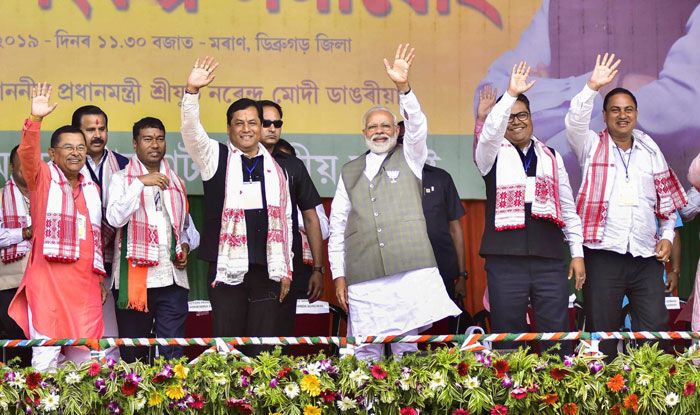 PM Narendra Modi in Assam