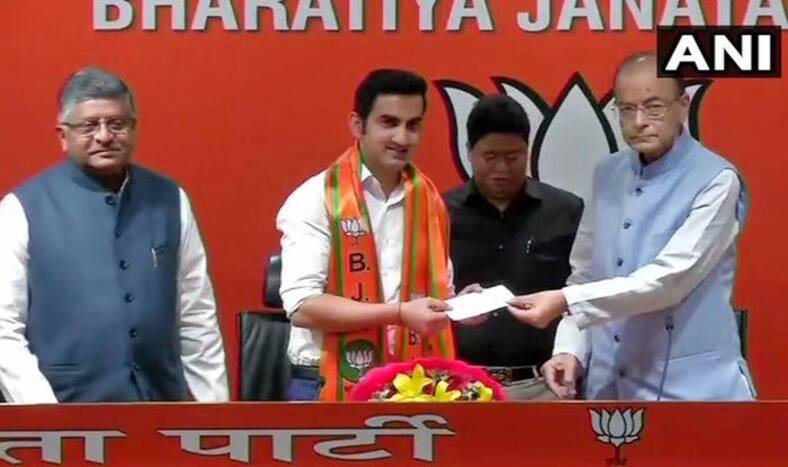 Gautam Gambhir joins BJP