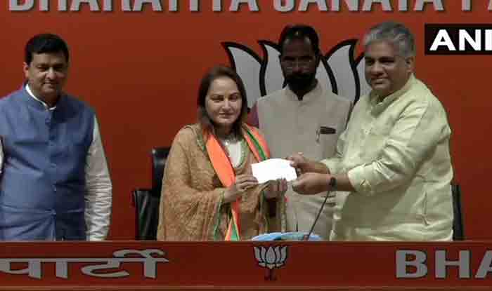 Veteran Bollywood Actress And Former MP Jaya Prada Joins BJP Jaya Prada joins BJP