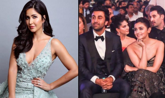 Ranbir Kapoor-Katrina Kaif Meet And Hug Each Other at Filmfare Awards