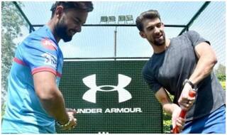 रिषभ पंत ने 5 मिनट के अंदर माइकल फेल्प्स को सिखाई क्रिकेट की क, ख, ग... VIDEO