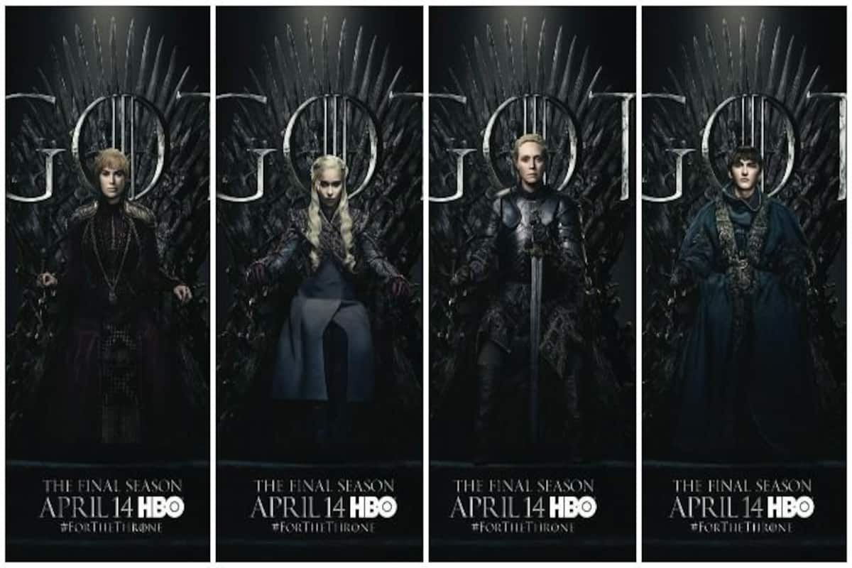 Game of Thrones Poster, Season 8, Jon Snow Daenerys Night King, NEW, USA