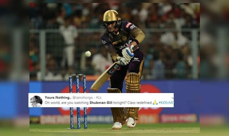 IPL 2019: Shubman Gill Slams 3rd Fifty During KKR vs MI, Twitter ...