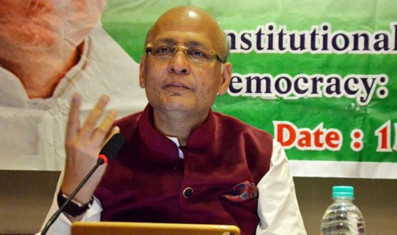 Congress leader Abhishek Manu Singhvi