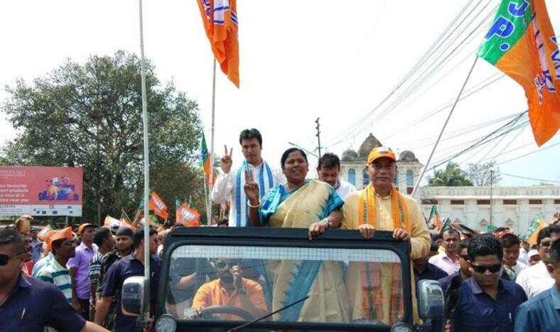 Campaigning in Tripura