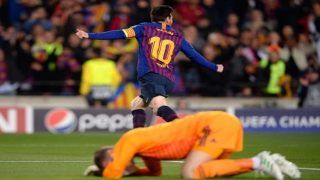 Barcelona’s Lionel Messi Sparks Brilliance to Sink Manchester United in Champions League Quarterfinals | Watch Goals Barcelona’s Lionel Messi Sparks Brilliance to Sink Manchester United in Champions League Quarterfinals | Watch Goals
