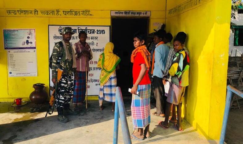 Voters in Chhattisgarh