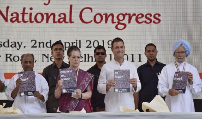 Congress Releases Manifesto For Lok Sabha Polls With Slew of Promises; BJP Calls it 'Unimplementable, Positively Dangerous'