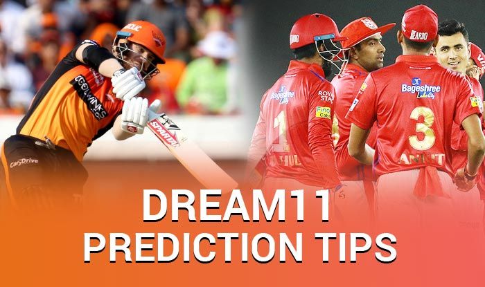 SRH vs KXIP Dream11 Team - Check My Dream11 Team, Best players list of ...