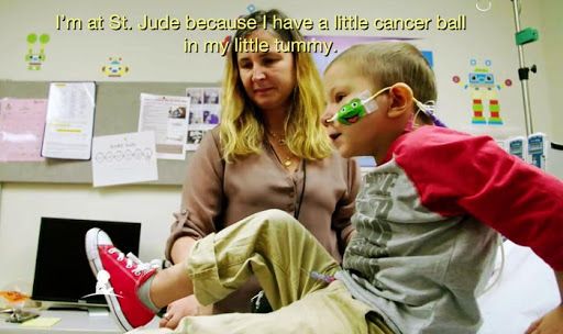 I'm at St. Jude For Treatment of Little Cancer Ball in my Tummy, Says 4 Years Old Lucas Lucas