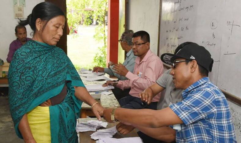 Polling in Manipur