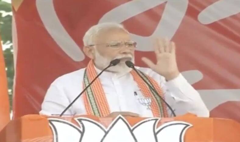 Prime Minister Narendra Modi in Barrackpore