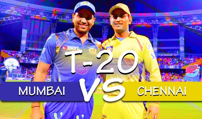 mumbai vs chennai ipl 2020 score