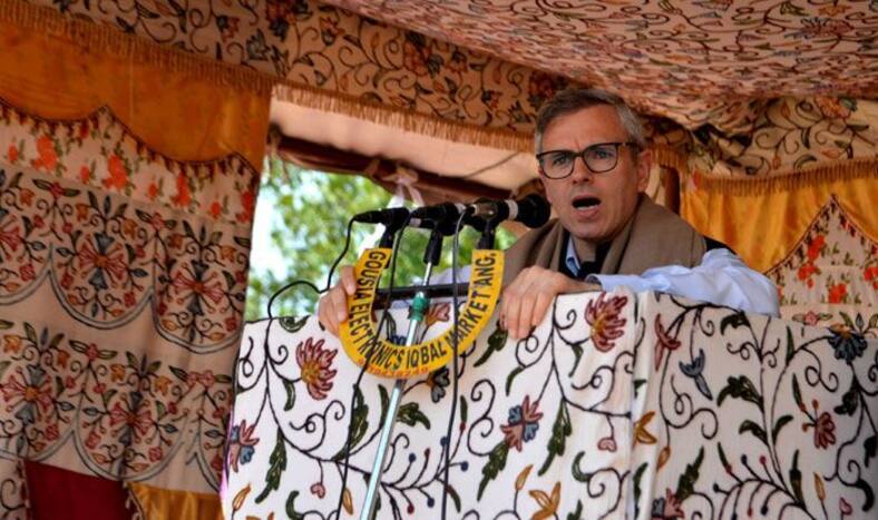 National Conference leader Omar Abdullah in Anantnag