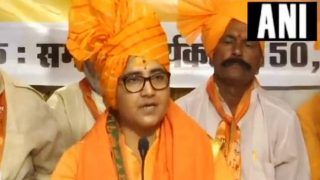 Plea Seeking to Bar me From Contesting Lok Sabha Elections ‘Politically Motivated’, Says Pragya Thakur Plea Seeking to Bar me From Contesting Lok Sabha Elections ‘Politically Motivated’, Says Pragya Thakur