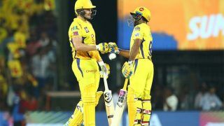 IPL 2019: चेन्नई ने हैदराबाद को 6 विकेट से हरा प्लेऑफ में बनाई जगह, वॉटसन शतक से चूके IPL 2019: चेन्नई ने हैदराबाद को 6 विकेट से हरा प्लेऑफ में बनाई जगह, वॉटसन शतक से चूके