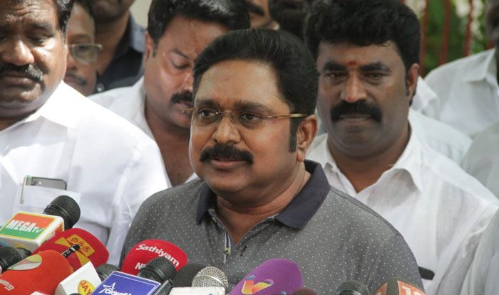 Amma Makkal Munnetra Kazhagam chief TTV Dhinakaran