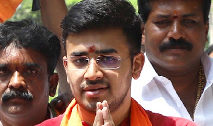 BJP youth leader Tejasvi Surya