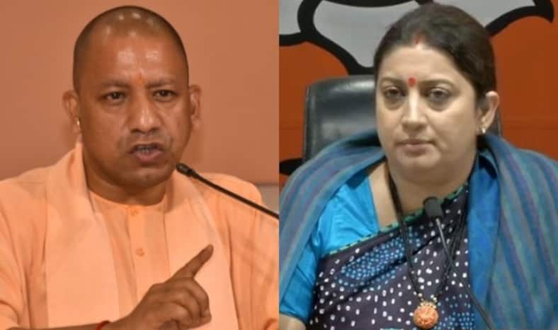 Yogi Adityanath and Smriti Irani