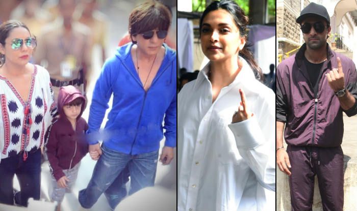 Deepika Padukone, Shah Rukh Khan, Ranbir Kapoor And Other Bollywood Celebs Vote Deepika Padukone, Shah Rukh Khan, Ranbir Kapoor And Other Bollywood Celebs Vote