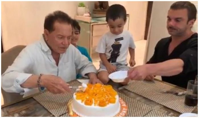 Salman Khan's Nephew Ahil Can't Stop Shrieking as 'Nanu' Salim Cuts Cake,  Viral Video Drips With Love 