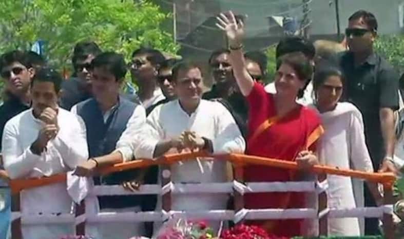 Flanked by Robert, Priyanka Vadra, Rahul Gandhi Files Nomination From Amethi
