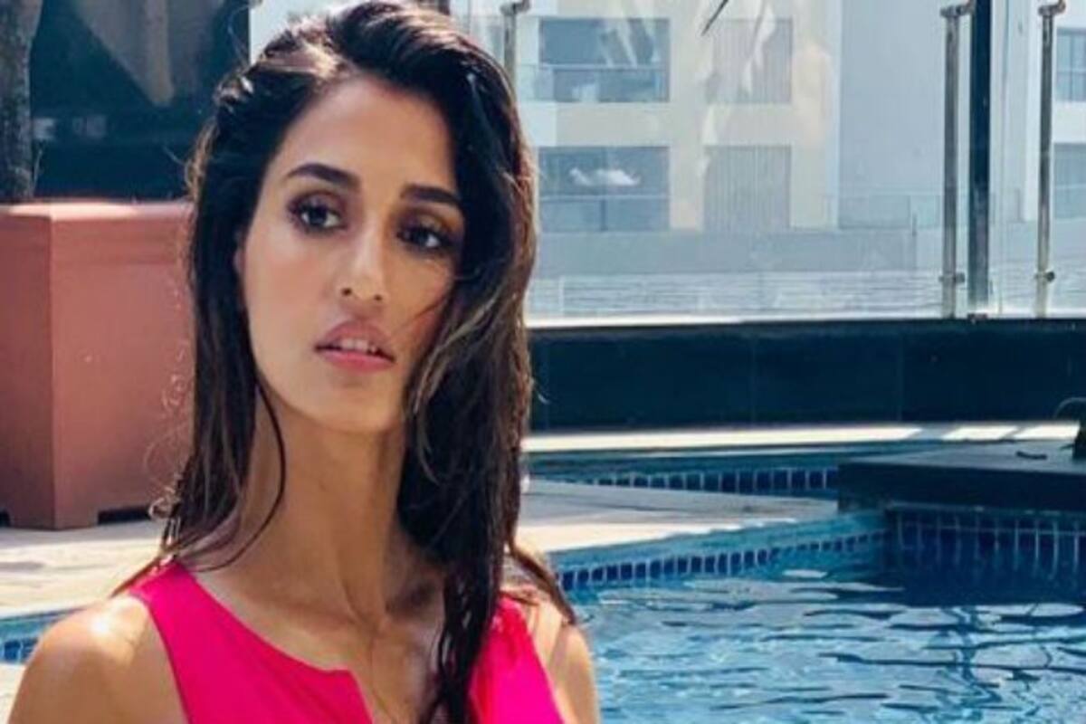 Disha Patani Looks Smoking Hot In White Metallic Lingerie, Check