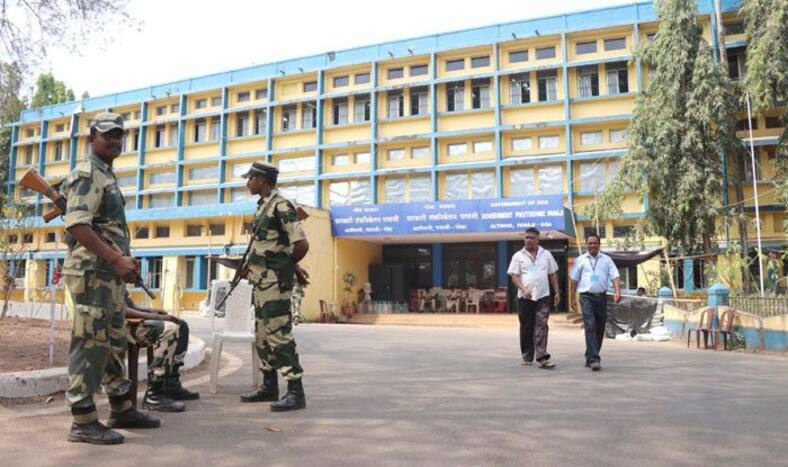 Counting centre in Panaji. Photo Courtesy: IANS