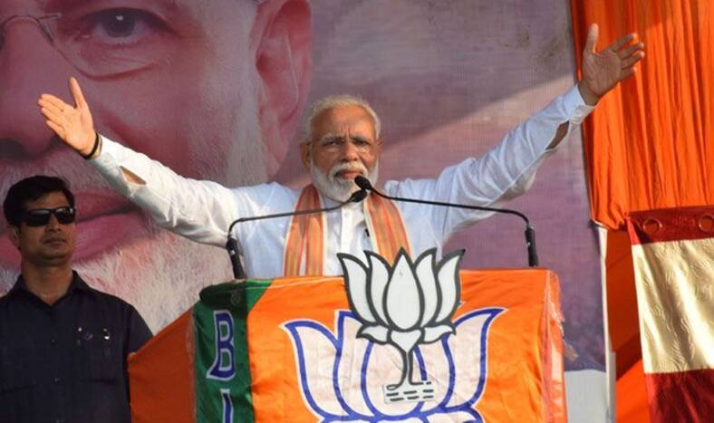 Prime Minister Narendra Modi in Taki