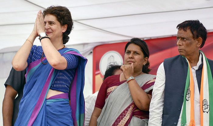 Priyanka Gandhi Rushes to Help Man Who Fell During Her Roadshow in ...