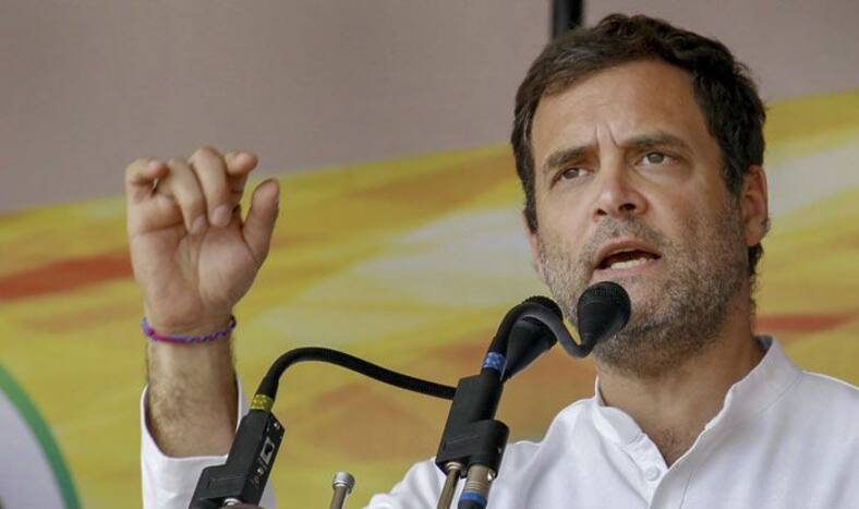 Congress president Rahul Gandhi in Faridkot