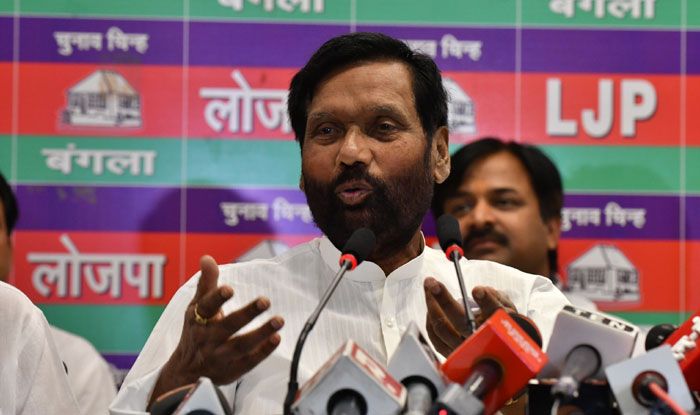 Lok Janshakti Party president Ram Vilas Paswan. Photo Courtesy: IANS