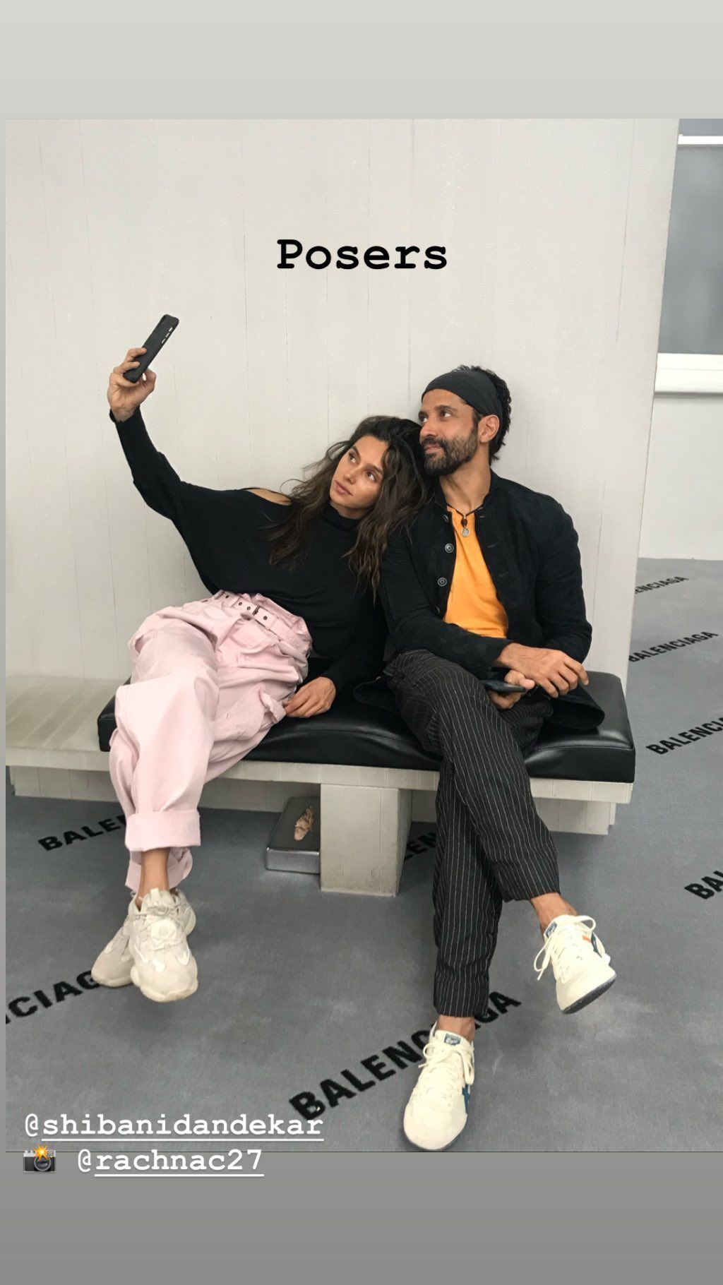 Farhan Akhtar and Shibani Dandekar in London