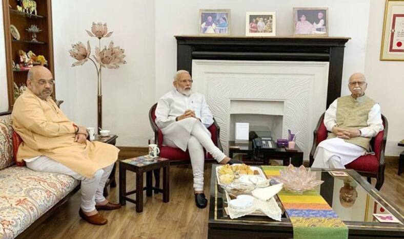 Day After BJP's Massive Win in Lok Sabha Election, PM Narendra Modi Meets LK Advani, Murli Manohar Joshi