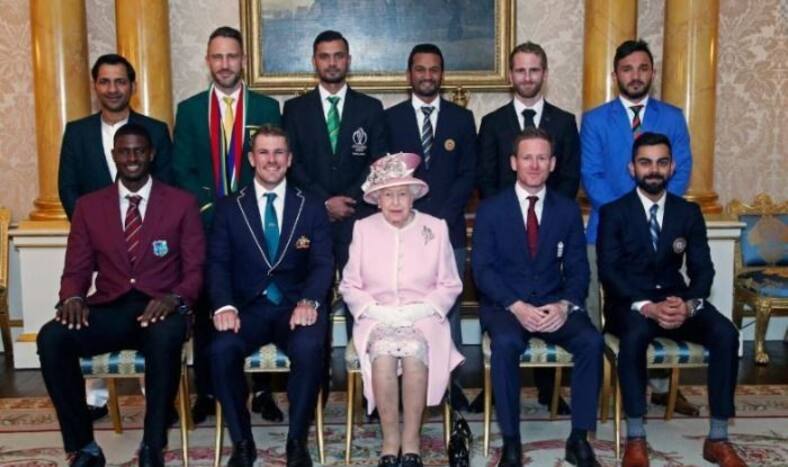 Captains Meet The Queen Elizabeth Ahead Of The Opening Ceremony
