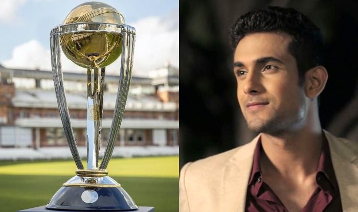 ICC Cricket World Cup Trophy and Sanam Puri