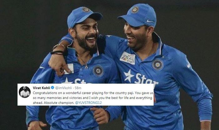 Virat Kohli Congratulates Yuvraj Singh During ICC World Cup 2019 After ...