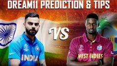 Dream11 Team India vs West Indies ICC Cricket World Cup 2019 Dream11 Team India vs West Indies ICC Cricket World Cup 2019