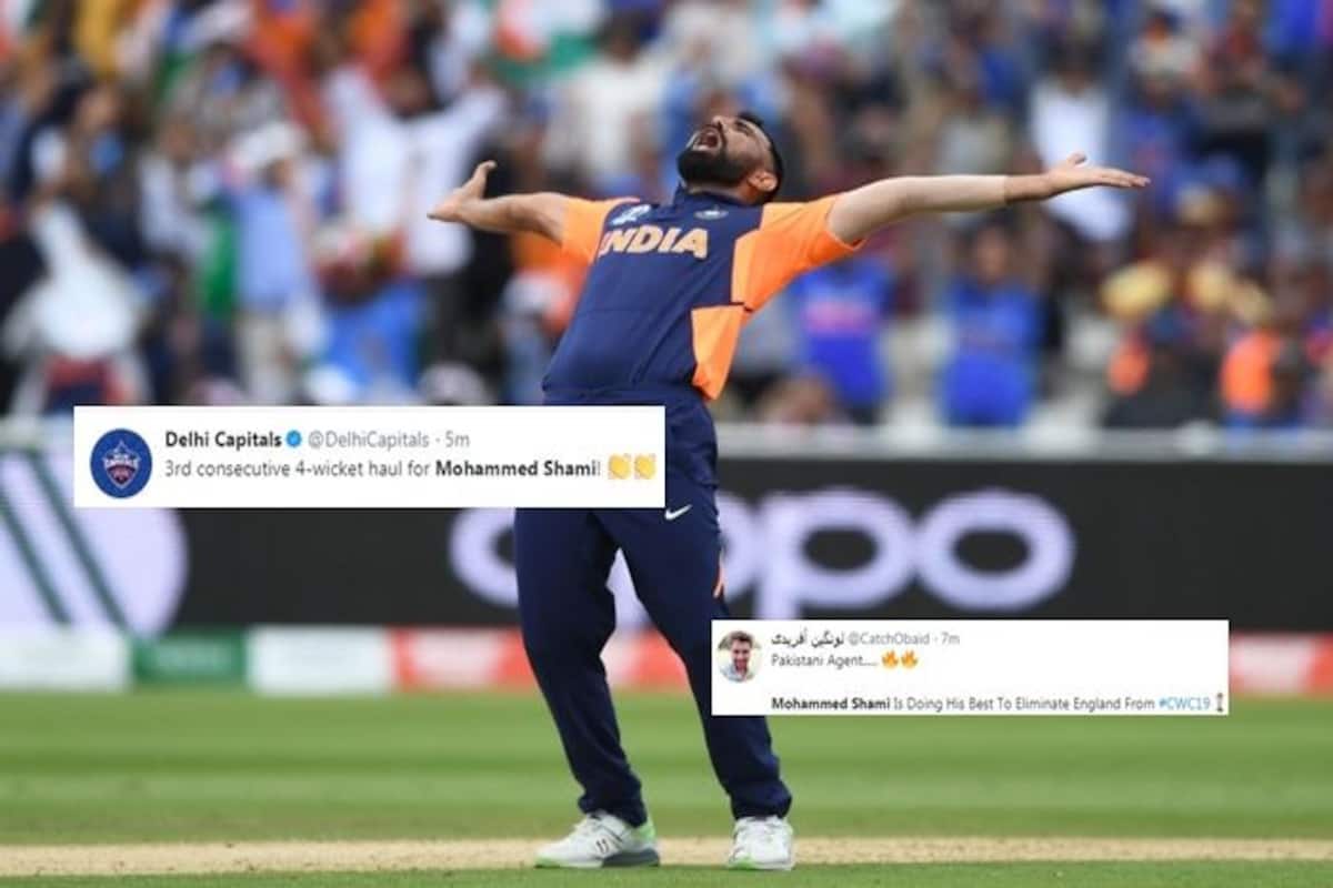 Icc Cricket World Cup 2019 Mohammed Shami Picks Record Breaking Five Wicket Haul Against England Twitter Hails India Pacer See Posts India Com