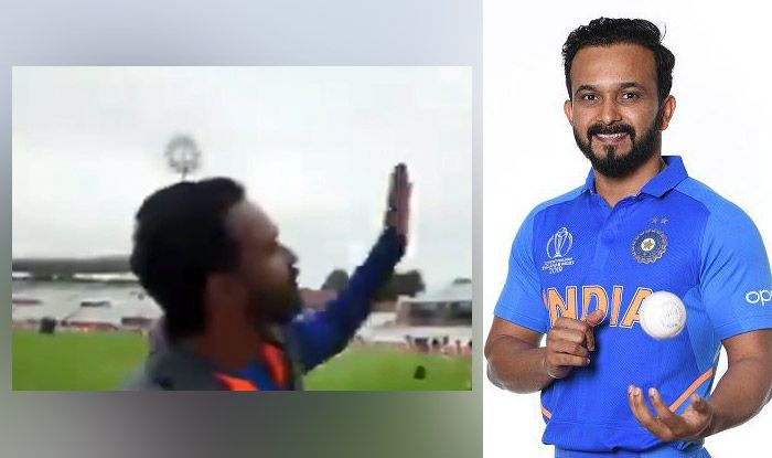 ICC Cricket World Cup 2019: Kedar Jadhav Makes Funny Request to Nottingham  Rain to Fly to Maharashtra as Bad Weather Delays Toss During India vs New  Zealand Match | WATCH VIDEO 