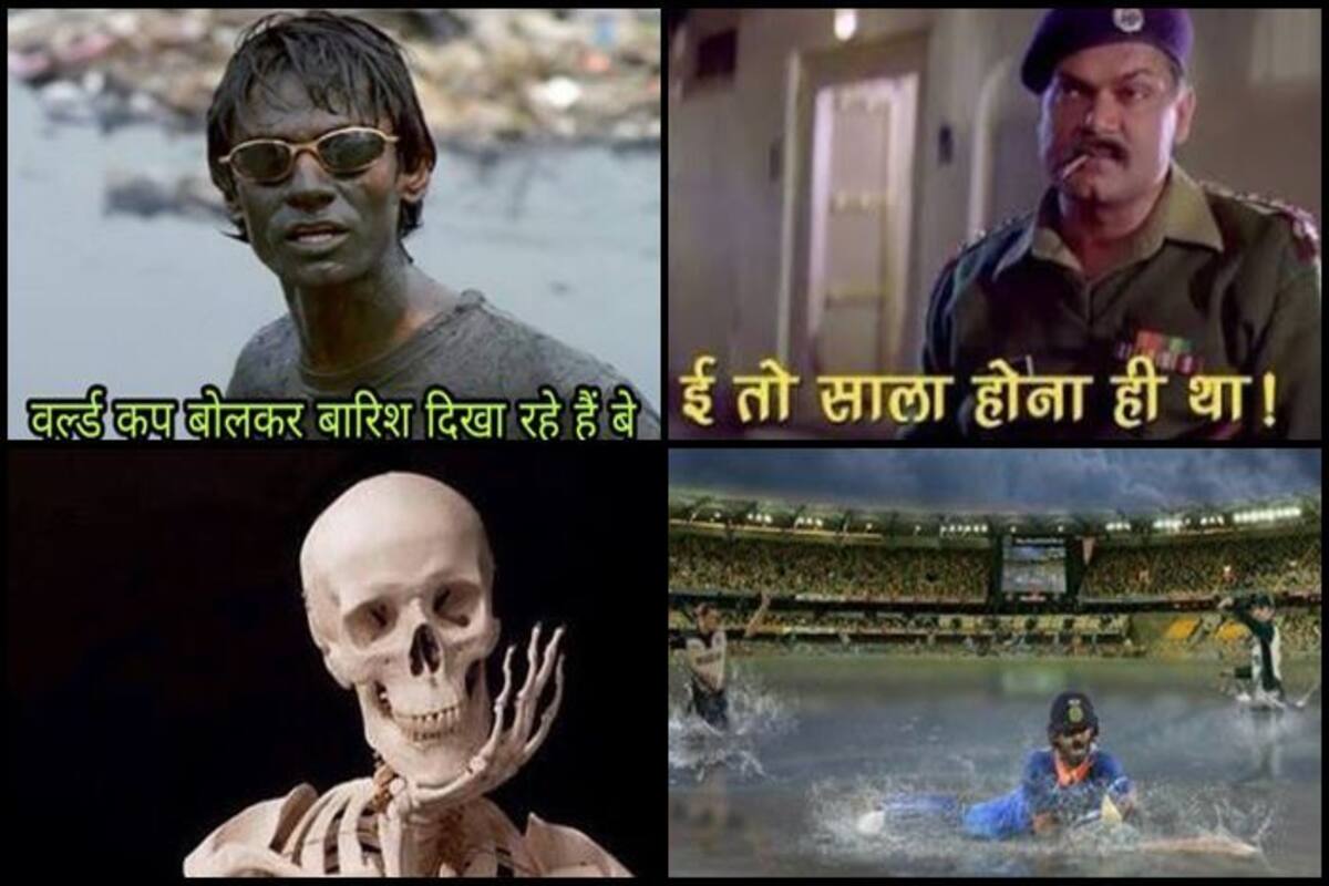 India vs New Zealand: Fans Get Creative With Funny Memes as Rain ...