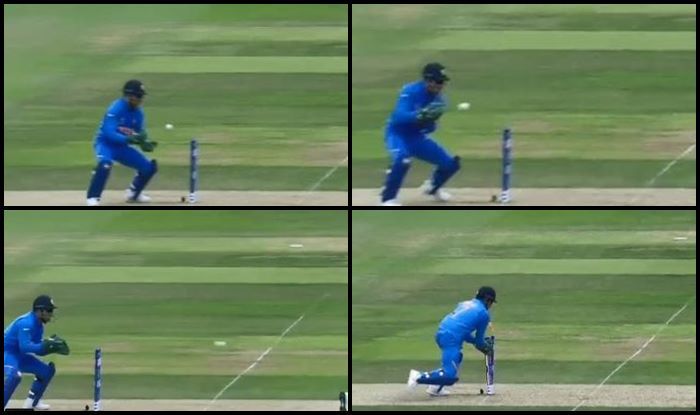 MS Dhoni Stumps Andile Phelukwayo of Yuzvendra Chahal During Team India