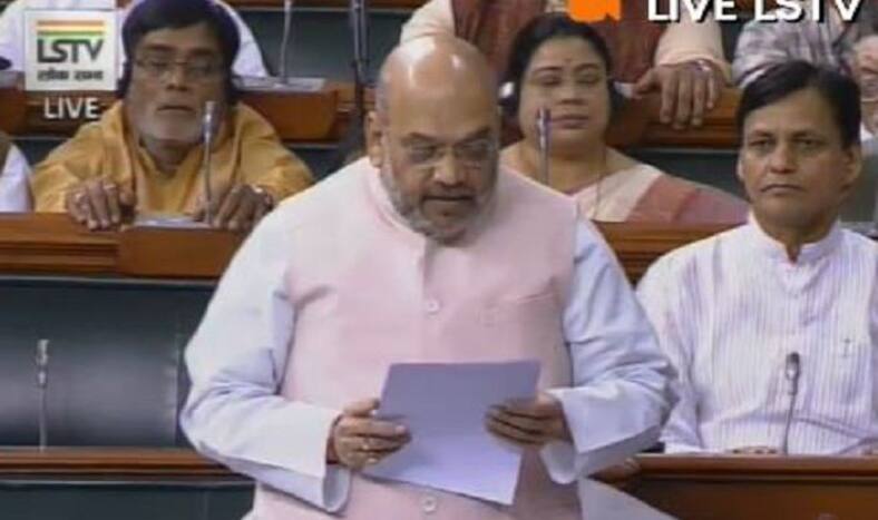 Amit Shah Defends President's Rule in J&K, Says Kashmir Terror Due to Nehru's Blunder
