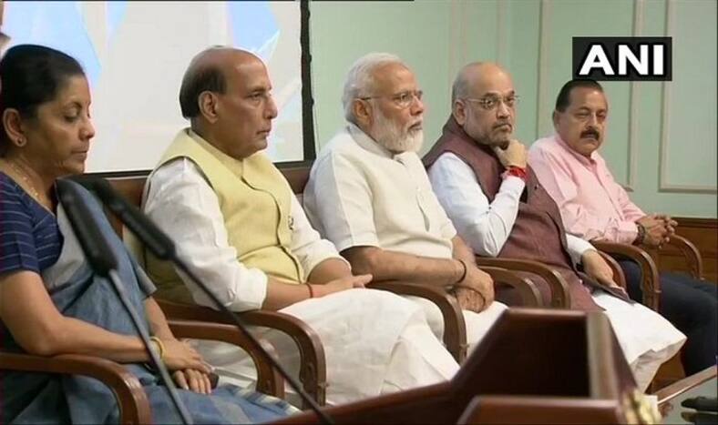 Meeting at PM Modi's residence