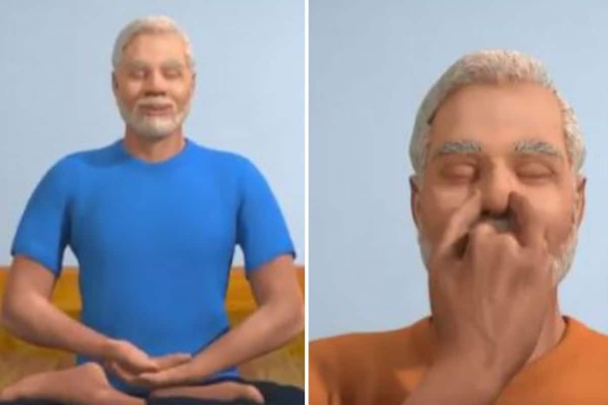 International Yoga Day 2019: PM Modi Tweets New Animated Yoga Videos  Elaborating Dhyana And Nadi Shodhana