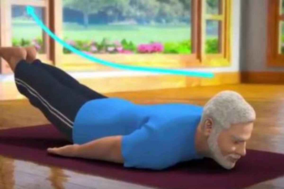 International Yoga Day 2019: PM Narendra Modi Tweets New Animated Yoga Video,  Demonstrates Shalabhasana