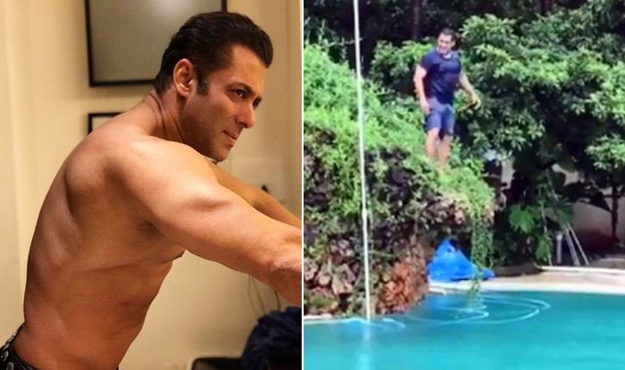 Salman Khan's Video of His Personal Pool Inside His Home Goes Viral Salman Khan