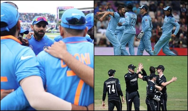 World Cup Semi-Finals: Check Points Table. Australia, New Zealand or England; Who Will Virat Kohli-led Team India Play in 2019 ICC Cricket World Cup Semi-Finals? Check these scenarios